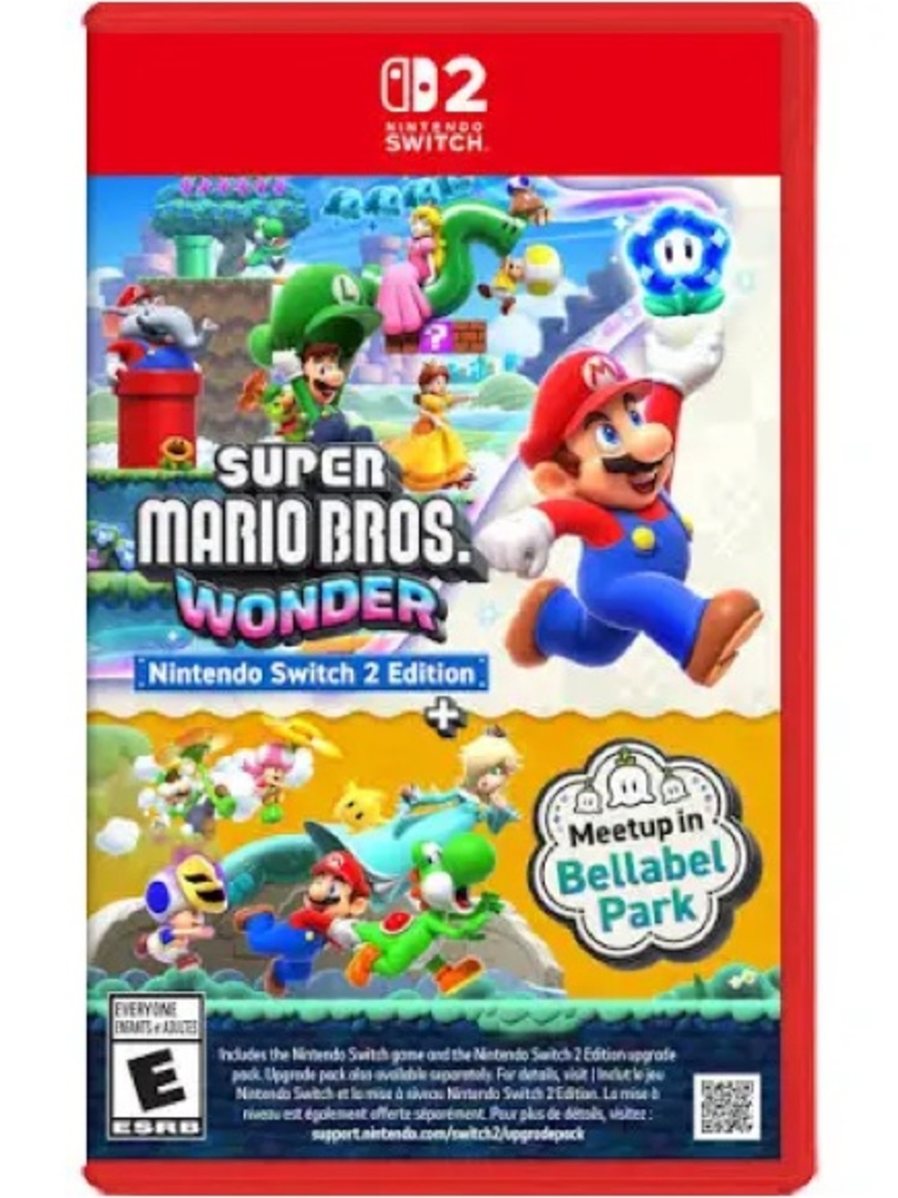 Nintendo Super Mario Bros. Wonder - Red and Multicolor Case